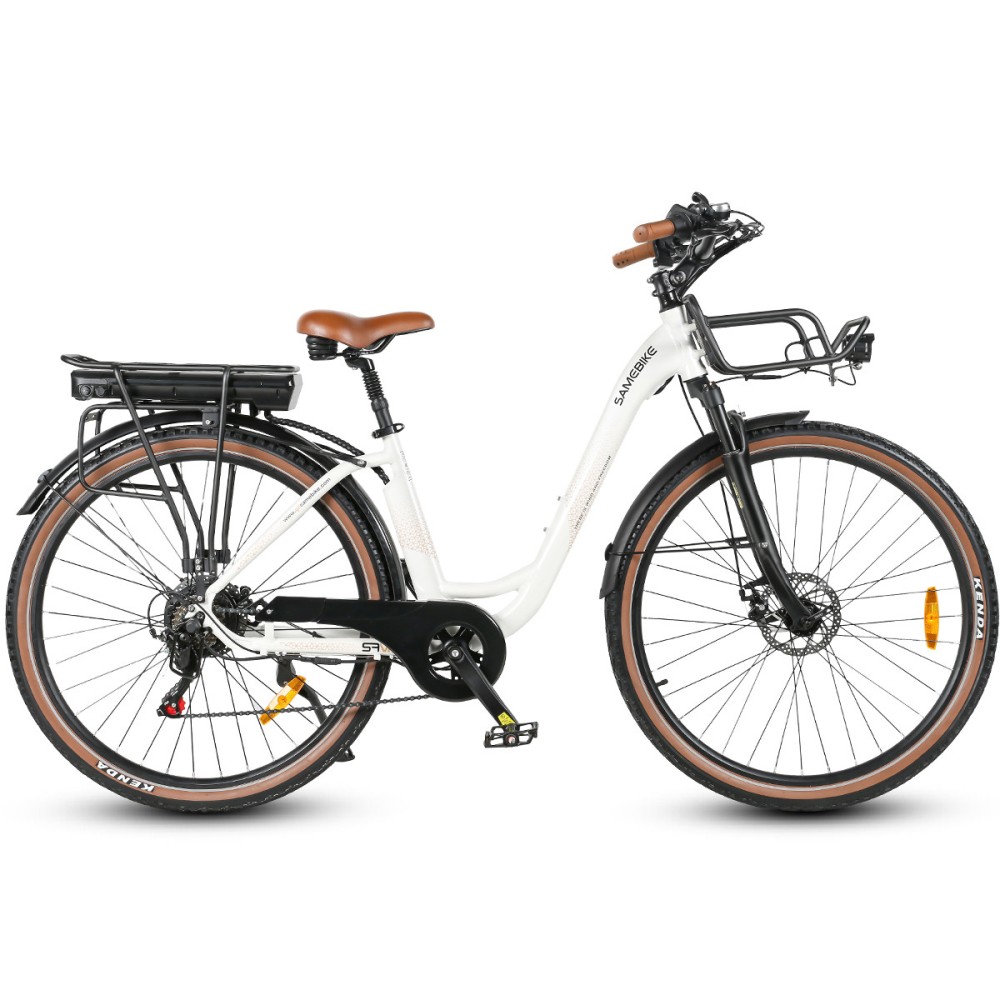 Vélo Electrique Samebike RS-A07 Blanc 500W 35km/h 36V 13Ah 2