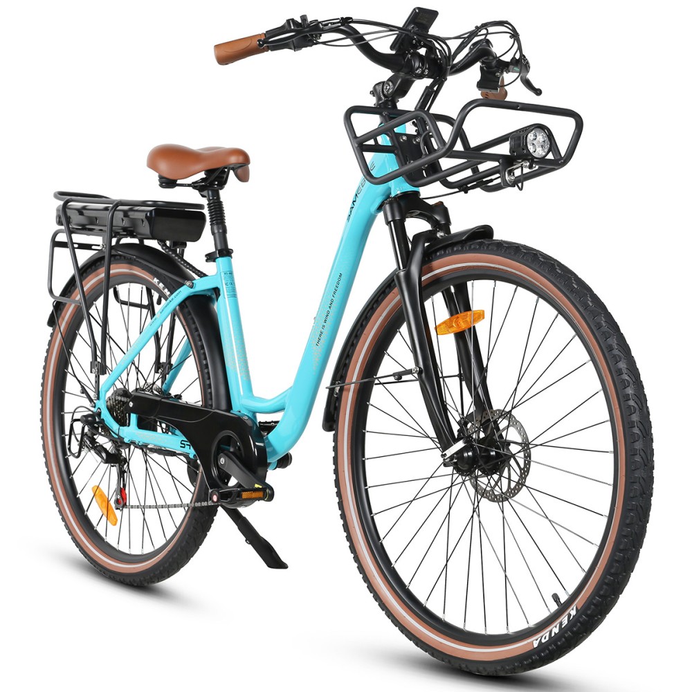 Vélo Electrique Samebike RS-A07 Bleu Lac 500W 35km/h 36V 13Ah