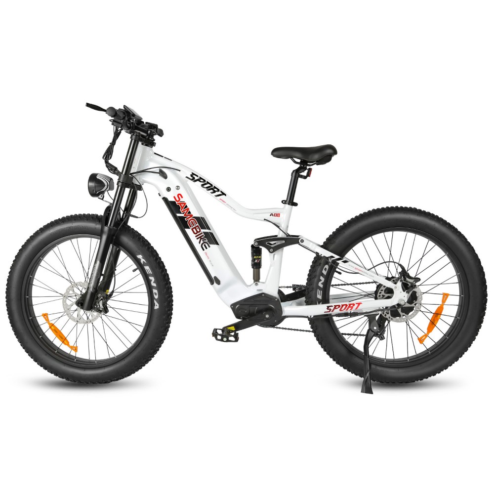 Vélo Electrique Samebike RSA08-II Blanc 1000W 45km/h 48V 17Ah 2