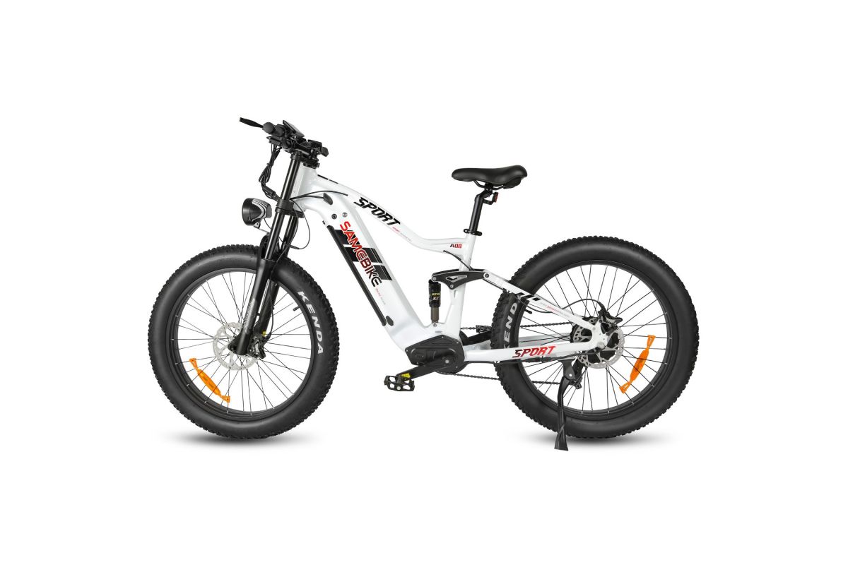 Vélo Electrique Samebike RSA08-II Blanc 1000W 45km/h 48V 17Ah
