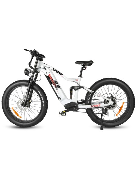 Vélo Electrique Samebike RSA08-II Blanc 1000W 45km/h 48V 17Ah