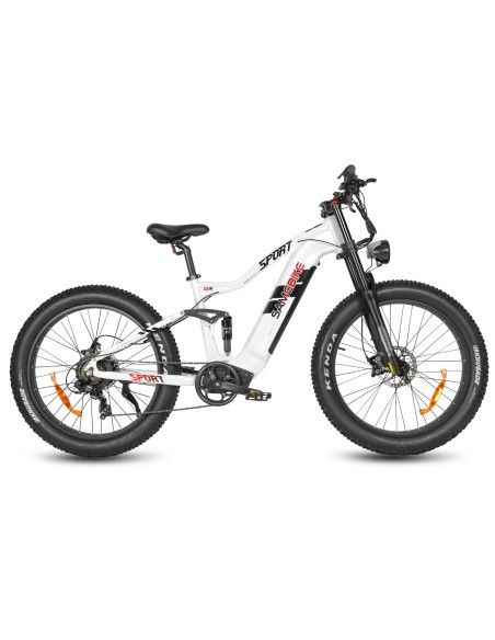 Vélo Electrique Samebike RSA08-II Blanc 1000W 45km/h 48V 17Ah