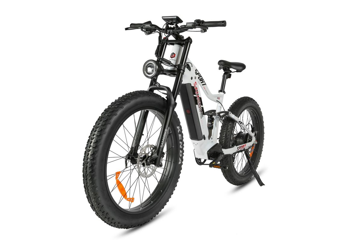 Vélo Electrique Samebike RSA08-II Blanc 1000W 45km/h 48V 17Ah