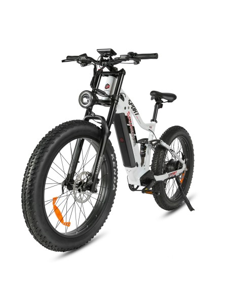 Vélo Electrique Samebike RSA08-II Blanc 1000W 45km/h 48V 17Ah