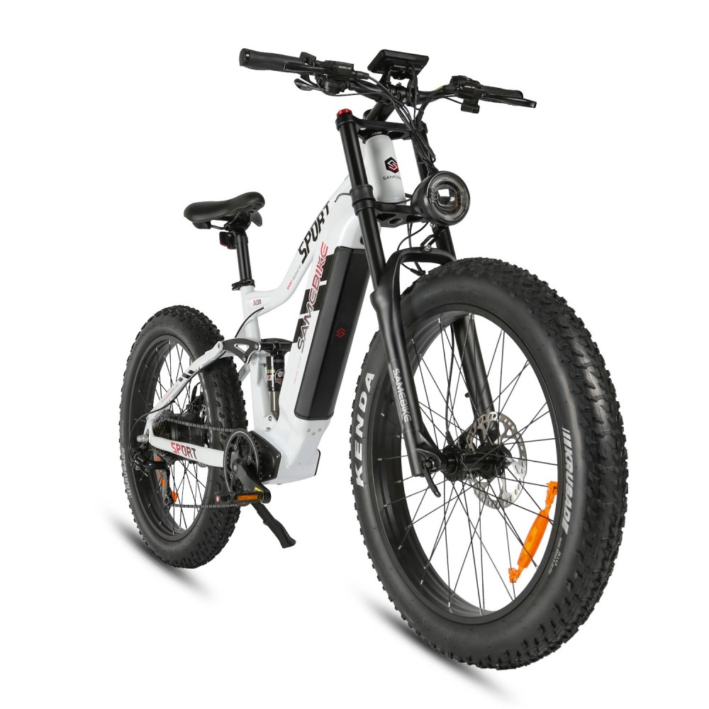 Vélo Electrique Samebike RSA08-II Blanc 1000W 45km/h 48V 17Ah