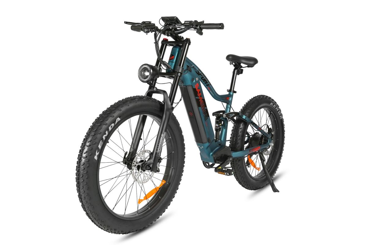 Vélo Electrique Samebike RSA08-II Bleu 1000W 45km/h 48V 17Ah