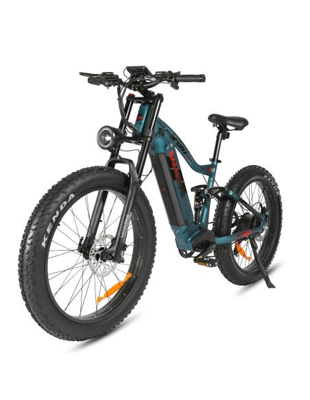 Vélo Electrique Samebike RSA08-II Bleu 1000W 45km/h 48V 17Ah