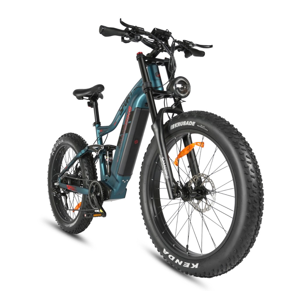 Vélo Electrique Samebike RSA08-II Bleu 1000W 45km/h 48V 17Ah