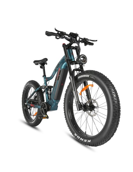 Vélo Electrique Samebike RSA08-II Bleu 1000W 45km/h 48V 17Ah