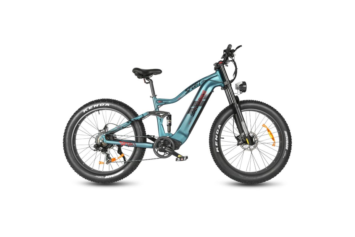 Vélo Electrique Samebike RSA08-II Bleu 1000W 45km/h 48V 17Ah