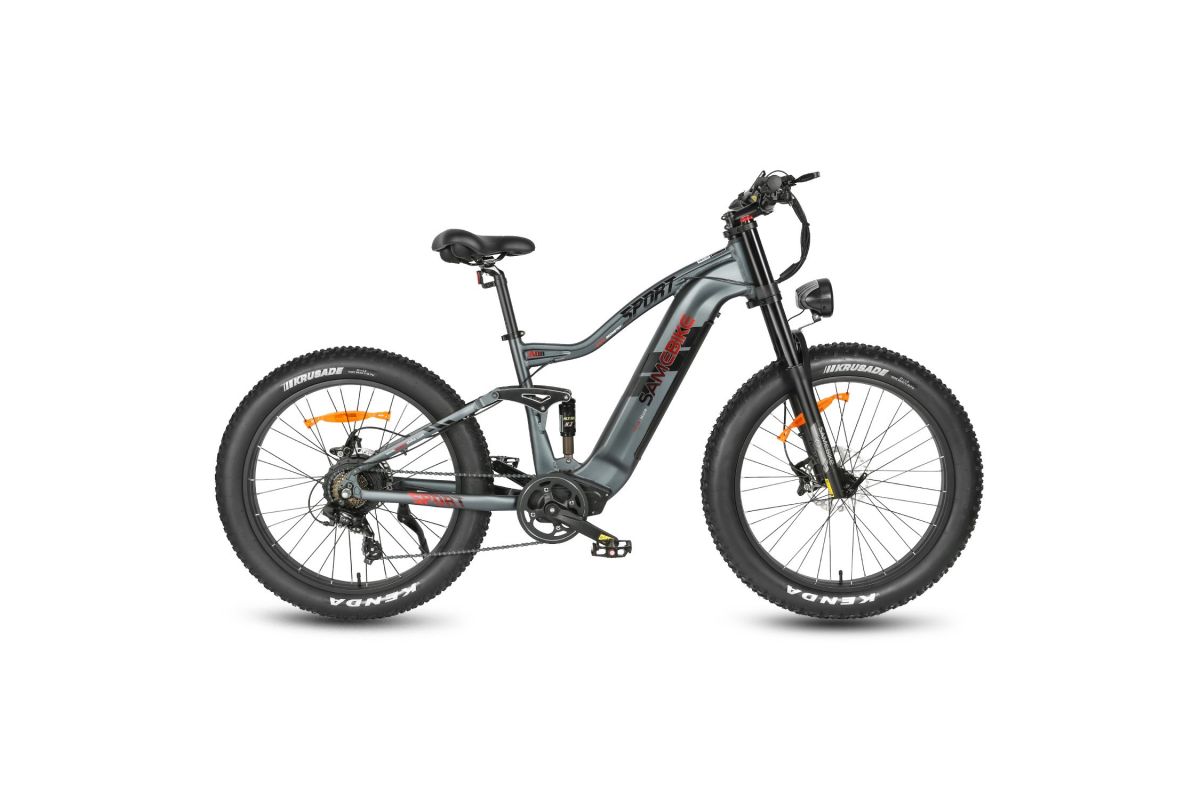 Vélo Electrique Samebike RSA08-II Gris 1000W 45km/h 48V 17Ah