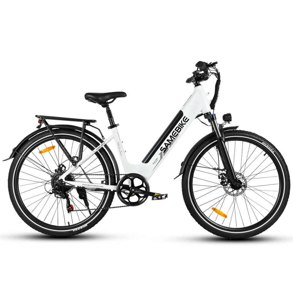 Vélo Electrique Samebike RS-A01 Pro Blanc 500W 36V 15Ah 2