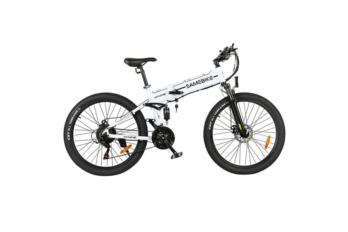 VTT Electrique Pliable SAMEBIKE LO26-II FT 900W BLANC