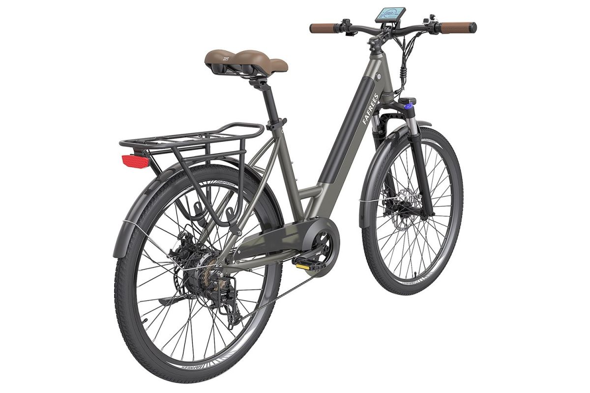Vélo électrique de ville pas à pas FAFREES F26 Pro 26'' Gris