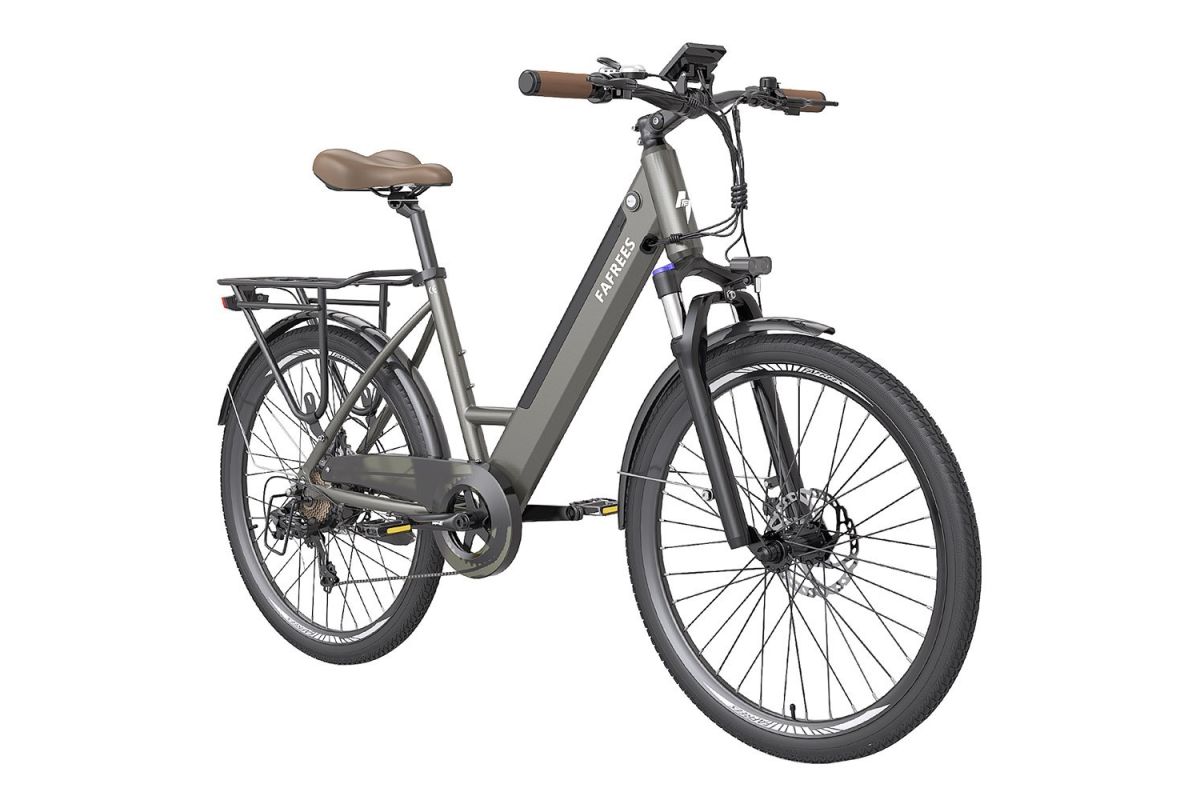 Vélo électrique de ville pas à pas FAFREES F26 Pro 26'' Gris