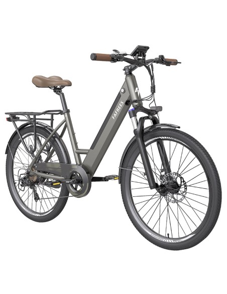 Vélo électrique de ville pas à pas FAFREES F26 Pro 26'' Gris