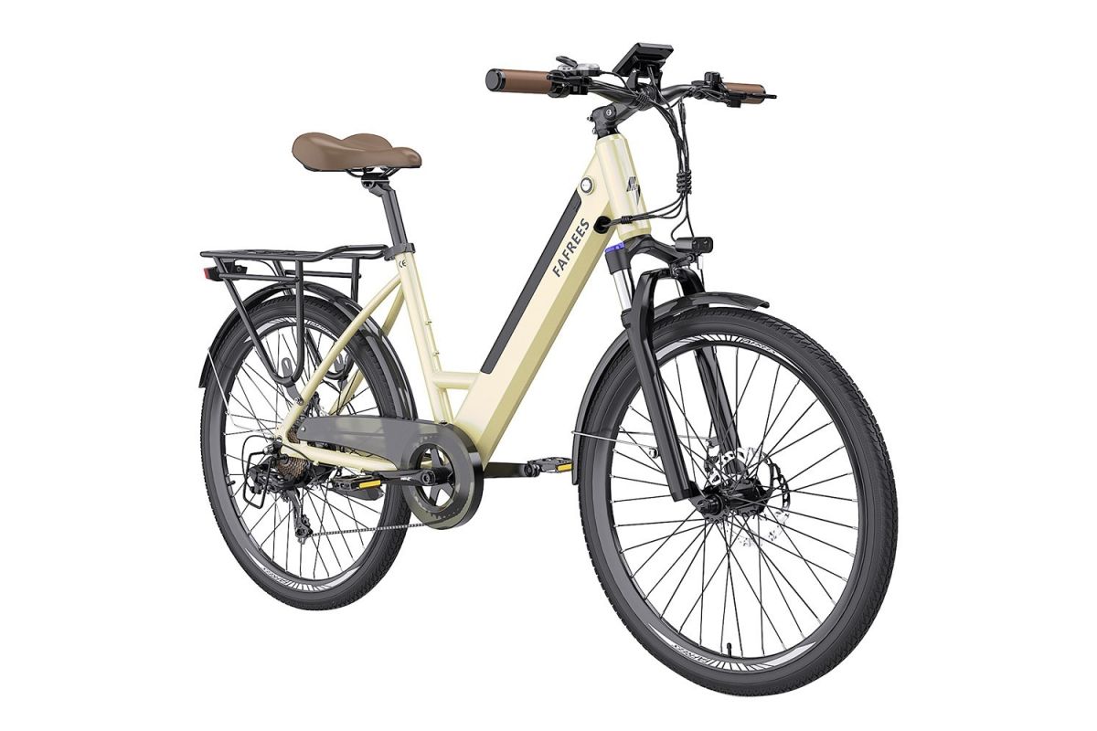 Vélo électrique de ville pas à pas FAFREES F26 Pro 26'' Doré
