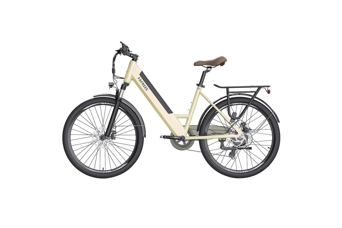 Vélo électrique de ville pas à pas FAFREES F26 Pro 26'' Doré