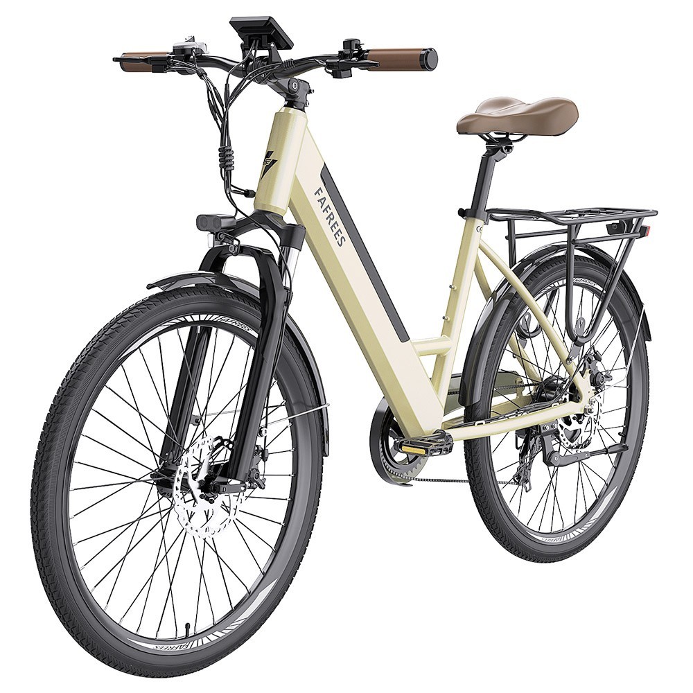 Vélo électrique de ville pas à pas FAFREES F26 Pro 26'' Doré