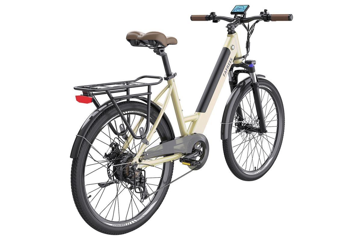 Vélo électrique de ville pas à pas FAFREES F26 Pro 26'' Doré