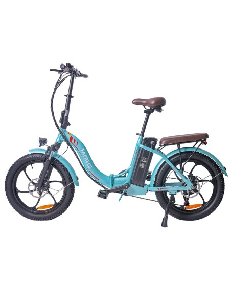 FAFREES F20 Pro Vélo Électrique 20 Pouces 25Km/h 36V 18AH 250W - Bleu