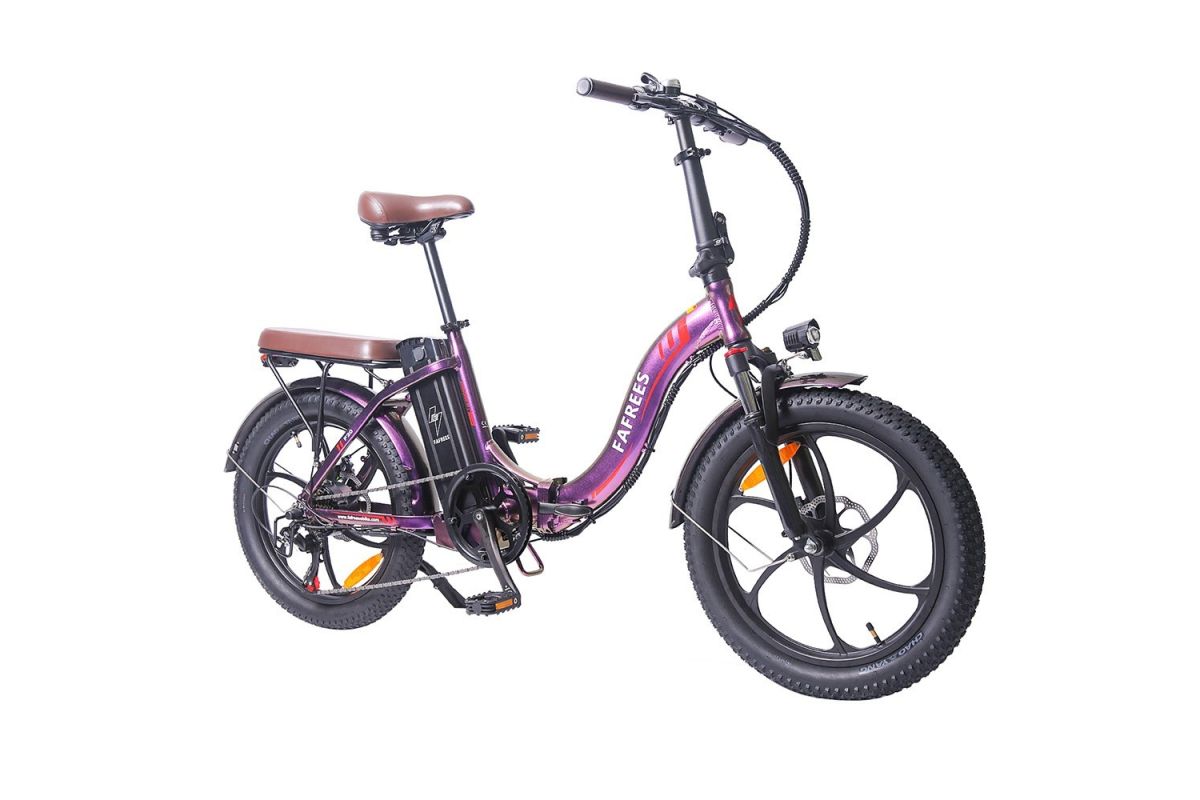 FAFREES F20 Pro Vélo Électrique 20 Pouces 25Km/h 36V 18AH 250W - Violet