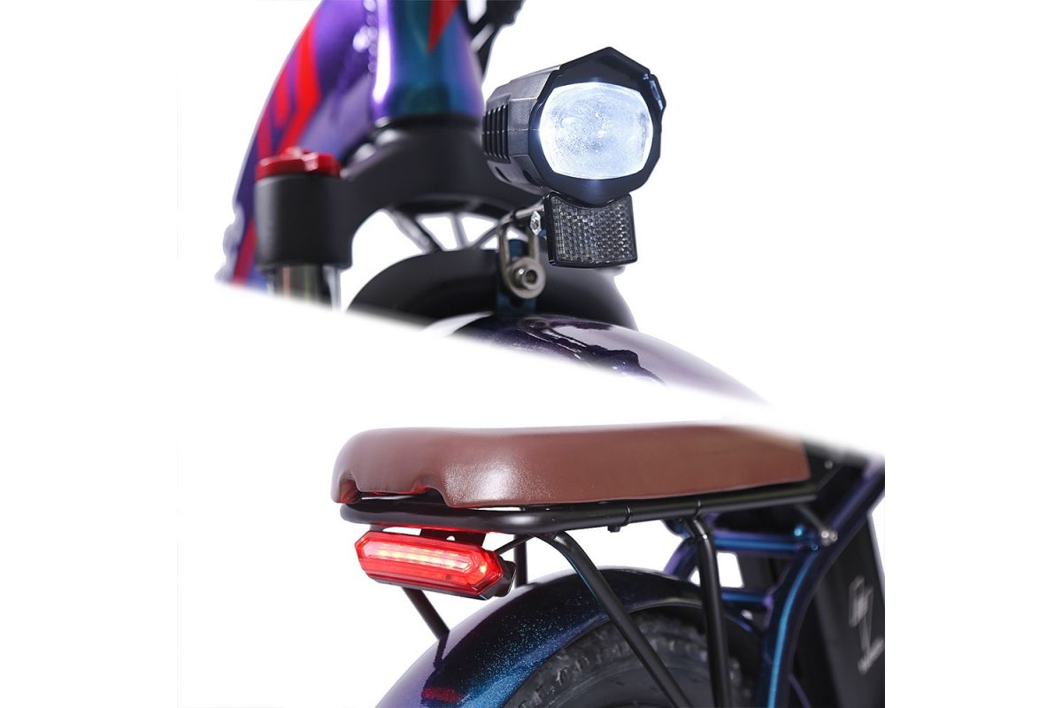 FAFREES F20 Pro Vélo Électrique 20 Pouces 25Km/h 36V 18AH 250W - Bleu Profond
