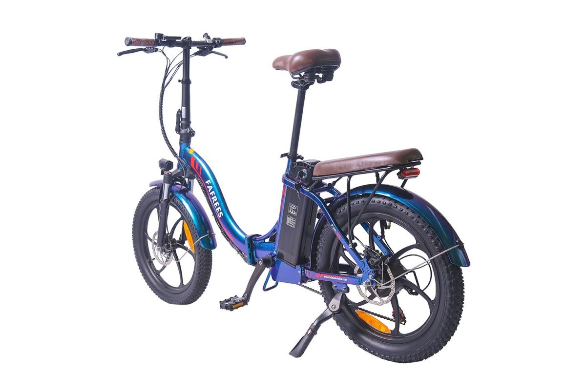 FAFREES F20 Pro Vélo Électrique 20 Pouces 25Km/h 36V 18AH 250W - Bleu Profond