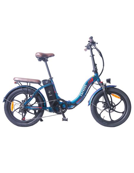 FAFREES F20 Pro Vélo Électrique 20 Pouces 25Km/h 36V 18AH 250W - Bleu Profond