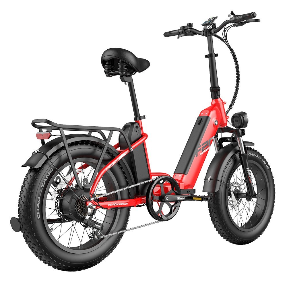 FAFREES FF20 Polar E-Bike 40Km/h 500W 48V 20,8Ah Double Batterie Rouge 2