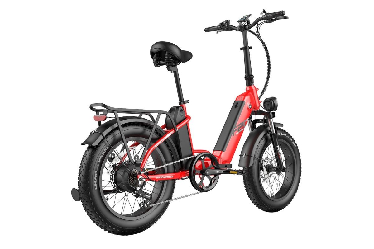 FAFREES FF20 Polar E-Bike 40Km/h 500W 48V 20,8Ah Double Batterie Rouge