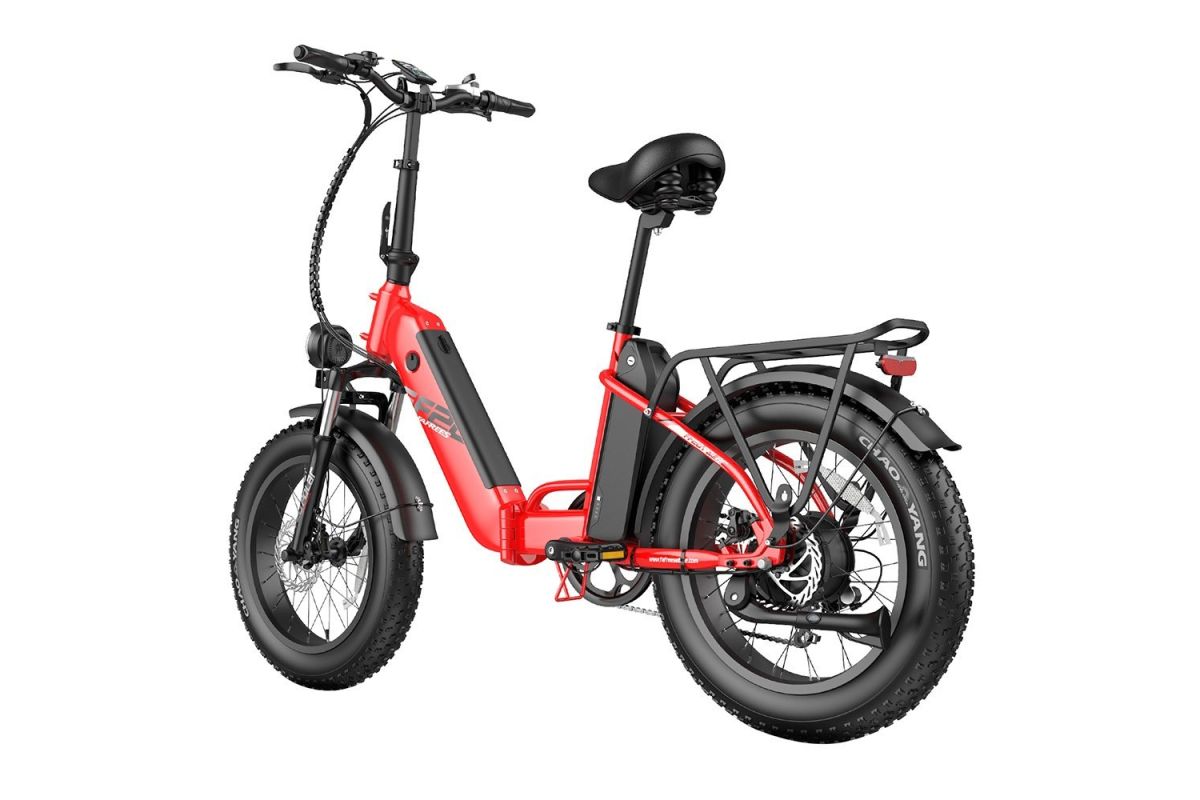 FAFREES FF20 Polar E-Bike 40Km/h 500W 48V 20,8Ah Double Batterie Rouge