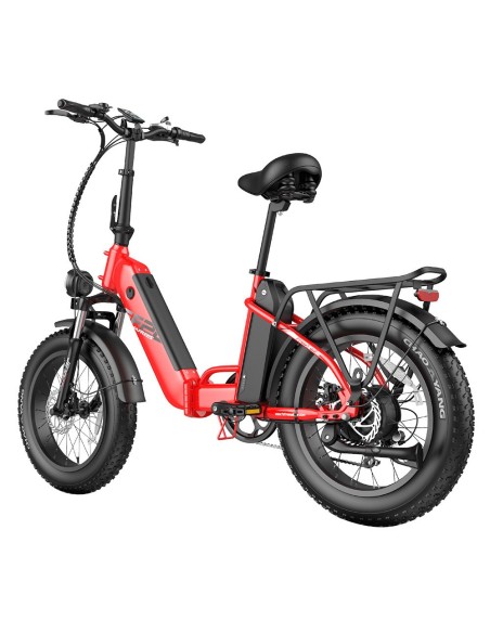 FAFREES FF20 Polar E-Bike 40Km/h 500W 48V 20,8Ah Double Batterie Rouge