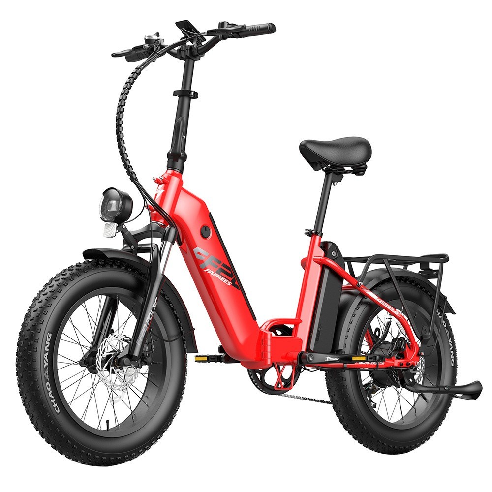 FAFREES FF20 Polar E-Bike 40Km/h 500W 48V 20,8Ah Double Batterie Rouge