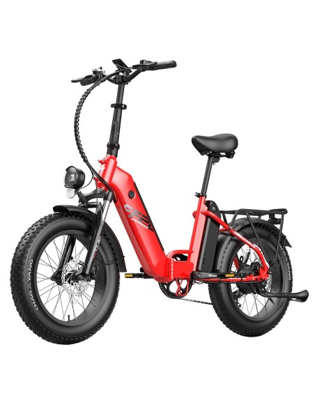 FAFREES FF20 Polar E-Bike 40Km/h 500W 48V 20,8Ah Double Batterie Rouge