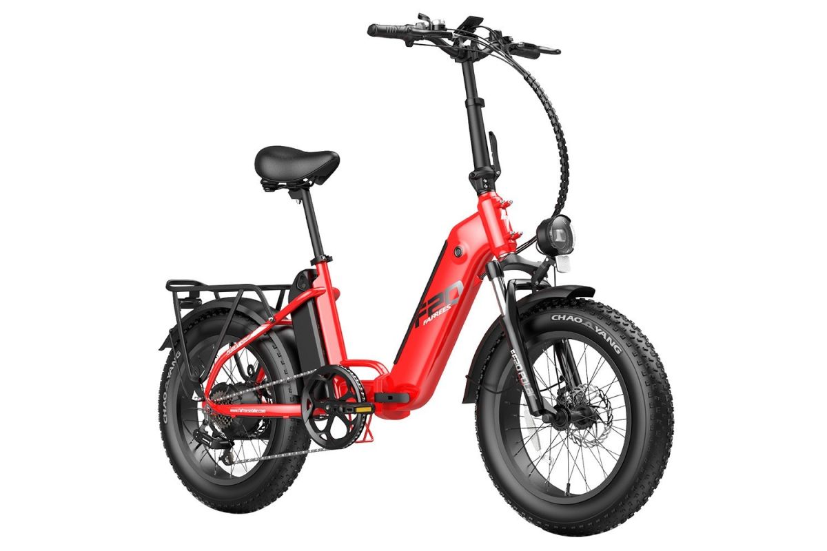 FAFREES FF20 Polar E-Bike 40Km/h 500W 48V 20,8Ah Double Batterie Rouge