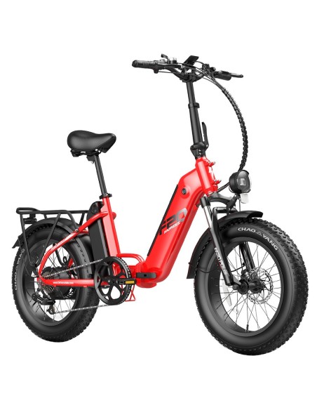 FAFREES FF20 Polar E-Bike 40Km/h 500W 48V 20,8Ah Double Batterie Rouge