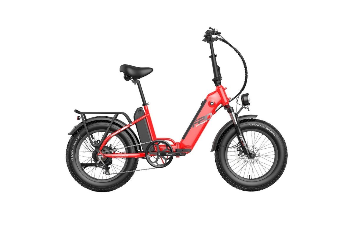 FAFREES FF20 Polar E-Bike 40Km/h 500W 48V 20,8Ah Double Batterie Rouge
