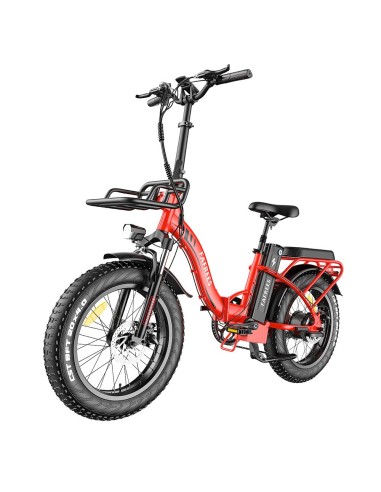 FAFREES F20 Max Vélo Électrique 20po 25Km/h 48V 22.5AH 500W Moteur Rouge