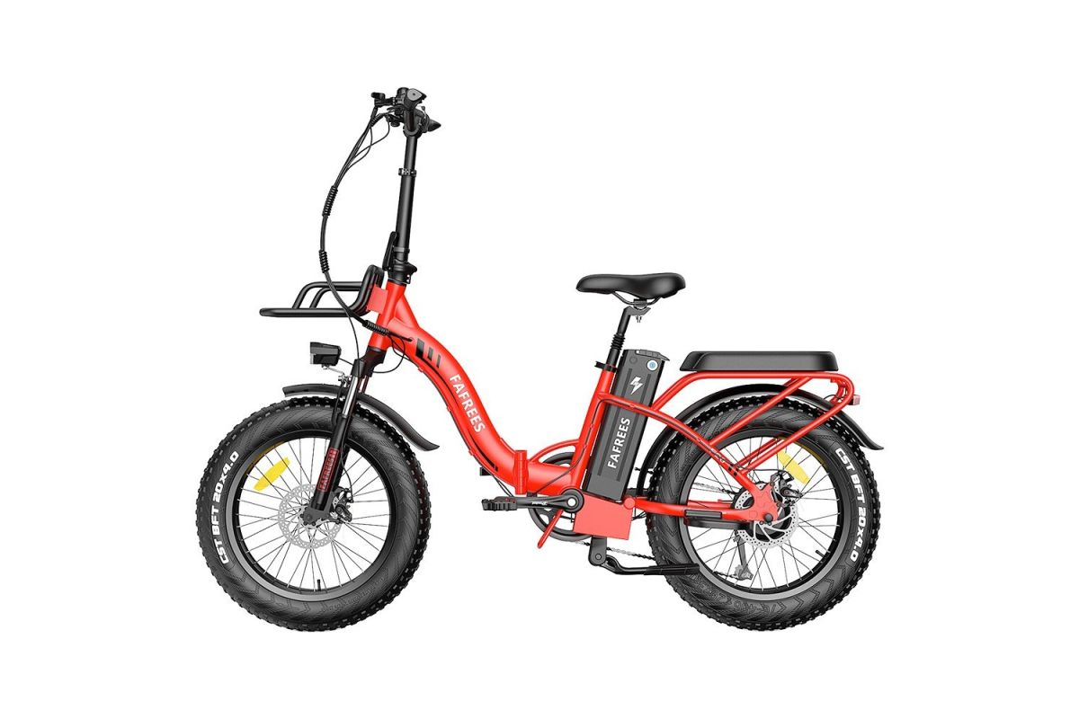 FAFREES F20 Max Vélo Électrique 20po 25Km/h 48V 22.5AH 500W Moteur Rouge