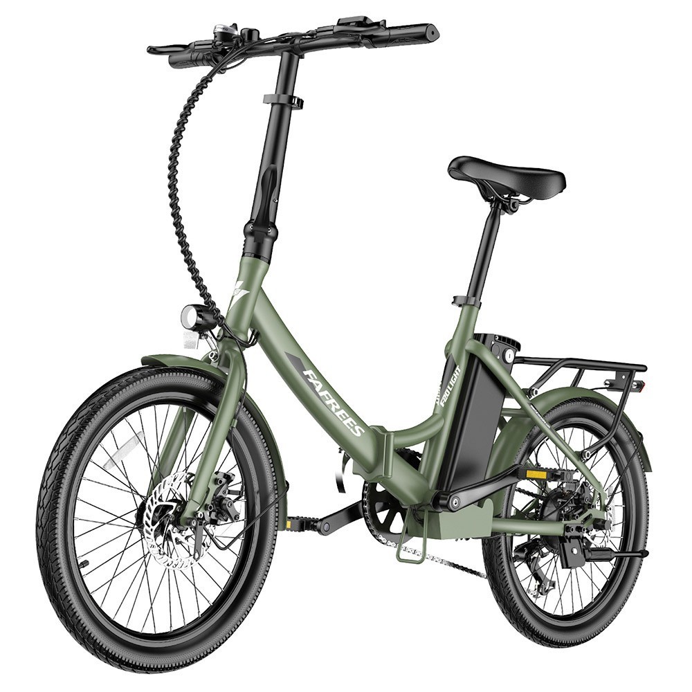 FAFREES F20 Light E-bike 20 Pouces 250W 36V 14.5AH 25Km/h Vitesse Vert