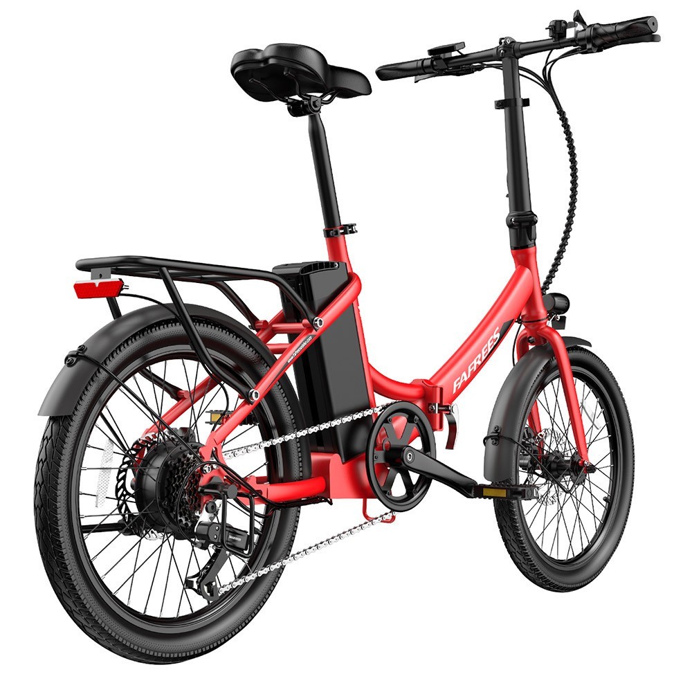 FAFREES F20 Light E-bike 20 Pouces 250W 36V 14.5AH 25Km/h Vitesse Rouge 2