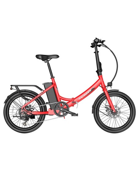 FAFREES F20 Light E-bike 20 Pouces 250W 36V 14.5AH 25Km/h Vitesse Rouge