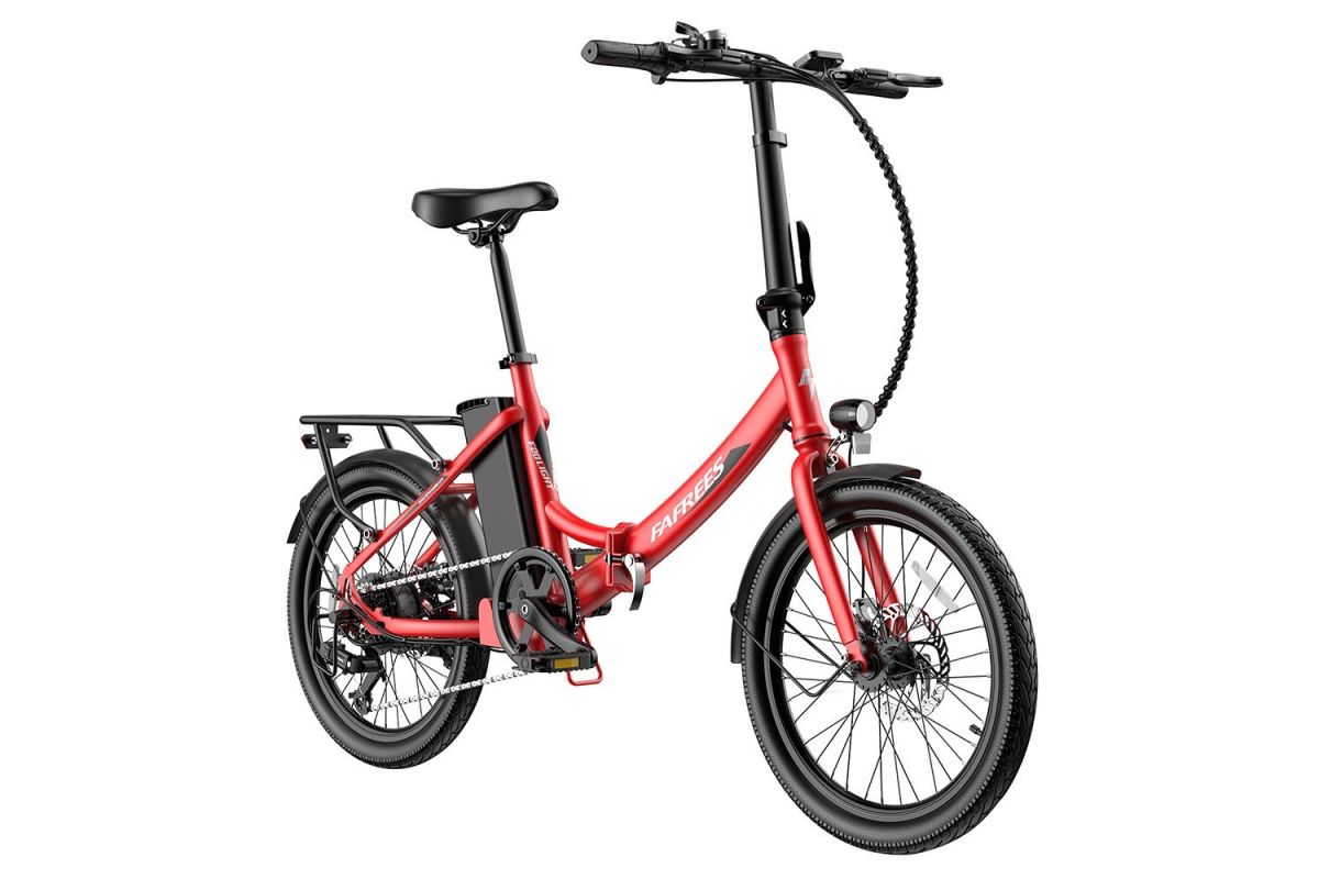 FAFREES F20 Light E-bike 20 Pouces 250W 36V 14.5AH 25Km/h Vitesse Rouge