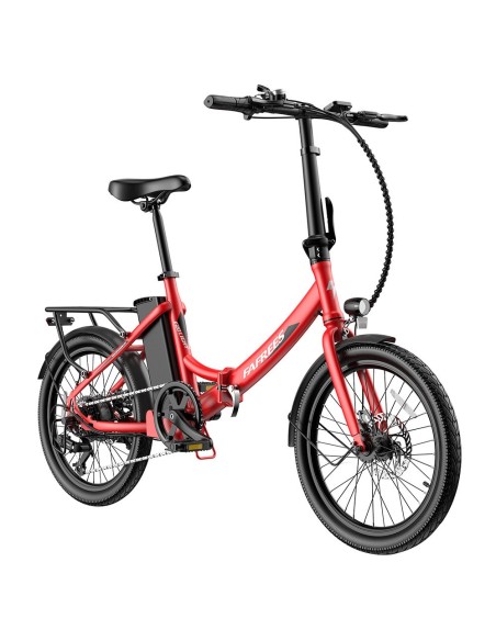 FAFREES F20 Light E-bike 20 Pouces 250W 36V 14.5AH 25Km/h Vitesse Rouge