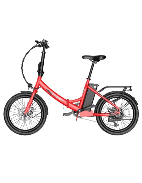 FAFREES F20 Light E-bike 20 Pouces 250W 36V 14.5AH 25Km/h Vitesse Rouge