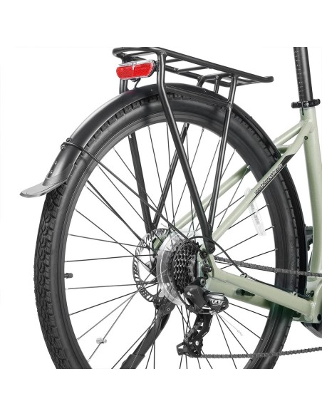 FAFREES FM9 City Ebike 700C Pneu 25Km/h 36V 15AH 250W Mid-Motor Vert