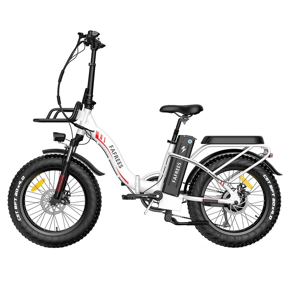 FAFREES F20 Max Vélo Électrique 20po 25Km/h 48V 22.5AH 500W Moteur Blanc 2