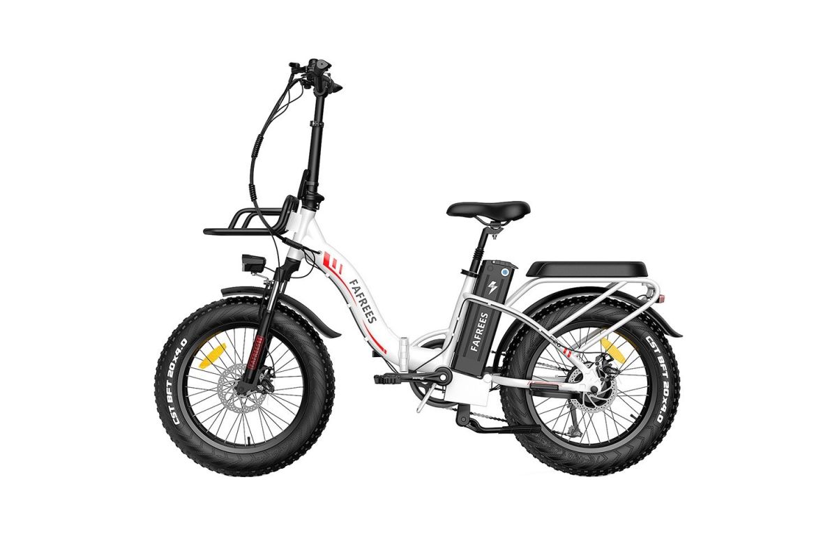 FAFREES F20 Max Vélo Électrique 20po 25Km/h 48V 22.5AH 500W Moteur Blanc