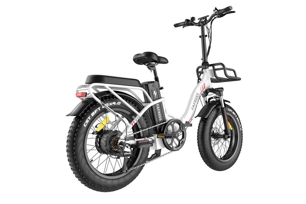 FAFREES F20 Max Vélo Électrique 20po 25Km/h 48V 22.5AH 500W Moteur Blanc